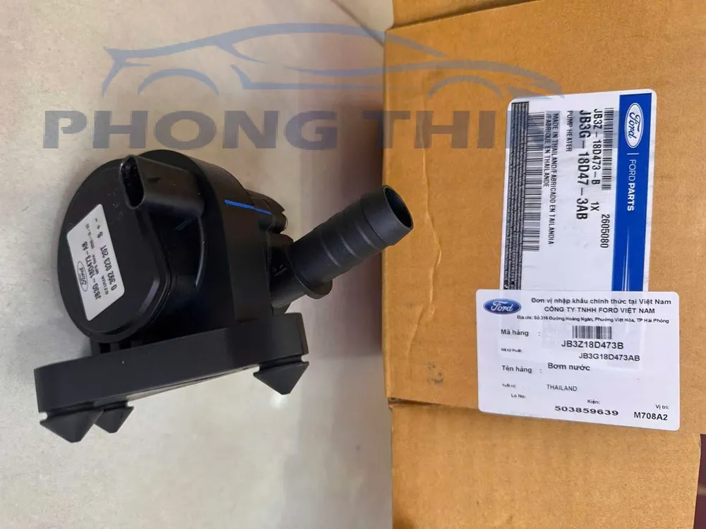 Hình ảnh sản phẩm Bơm nước tiếp vận Ford Ranger Everest 2018-2025 2.0 chính hãng JB3Z18D473B